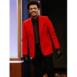 Blinding Lights The Weeknd Red Blazer